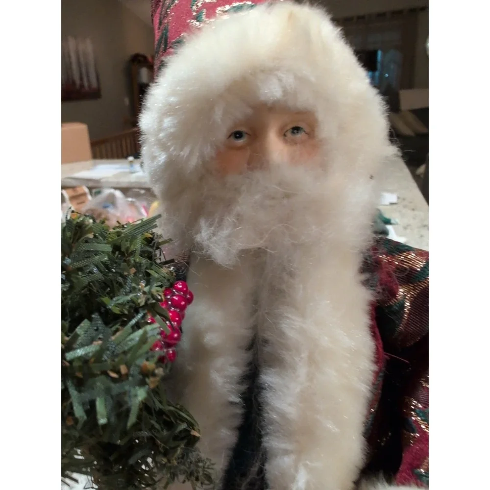 Santa Father Christmas Tree‎ Topper Tabletop Display 17